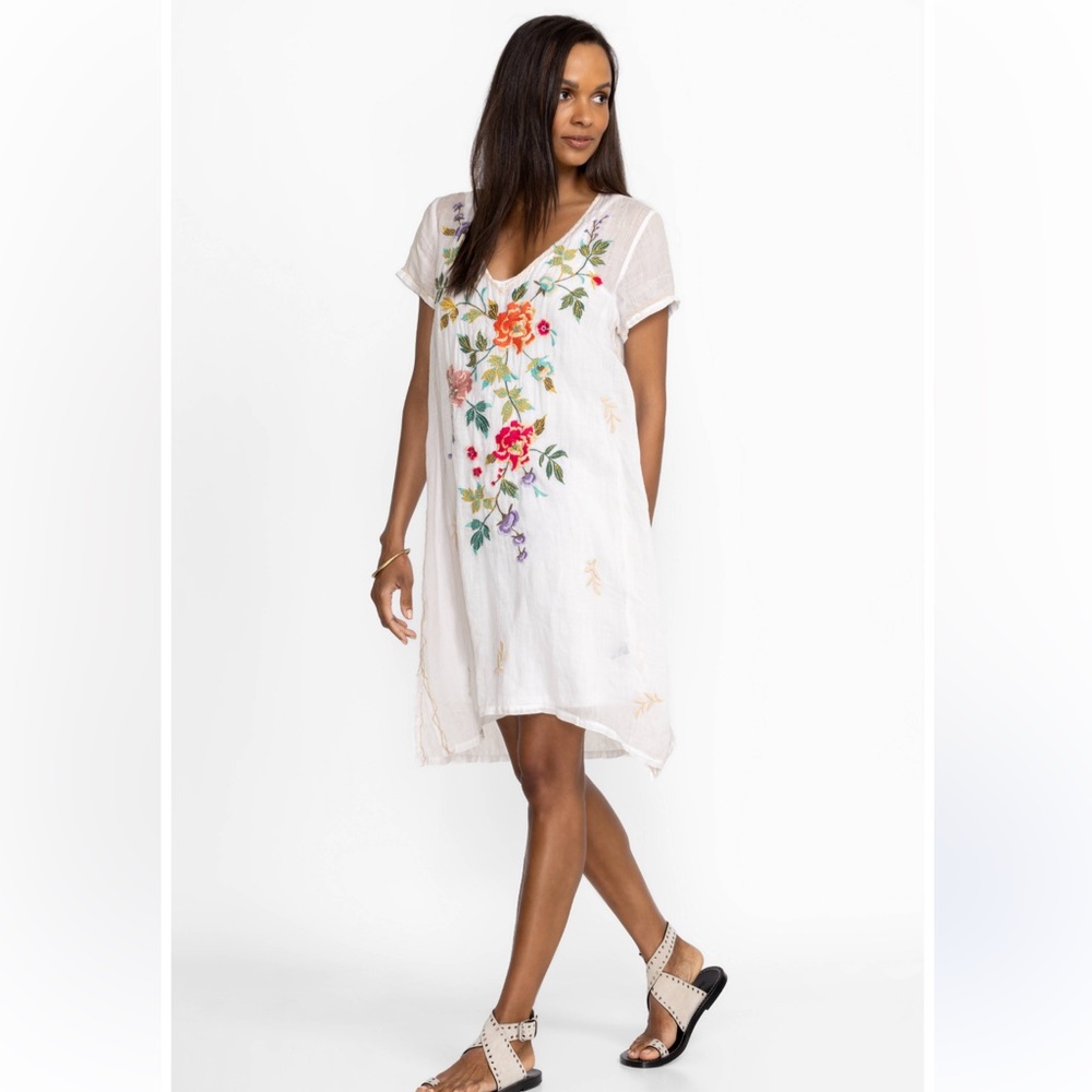 Adele Drape Tunic Dress by 
Johnny Was